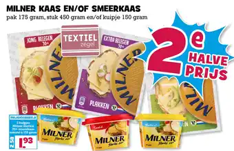 Boon`s Markt Milner kaas en/of smeerkaas 150 gram aanbieding