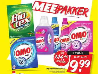 Dekamarkt Omo Wasmiddel Of Biotex Tot € 14.⁴⁶ Korting aanbieding