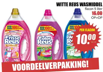 MCD Supermarkt Witte Reus wasmiddel 5 liter aanbieding