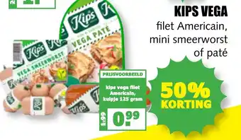 MCD Supermarkt Kips vega 125 gram aanbieding