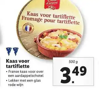 Lidl Kaas Voor Tartiflette 100g aanbieding