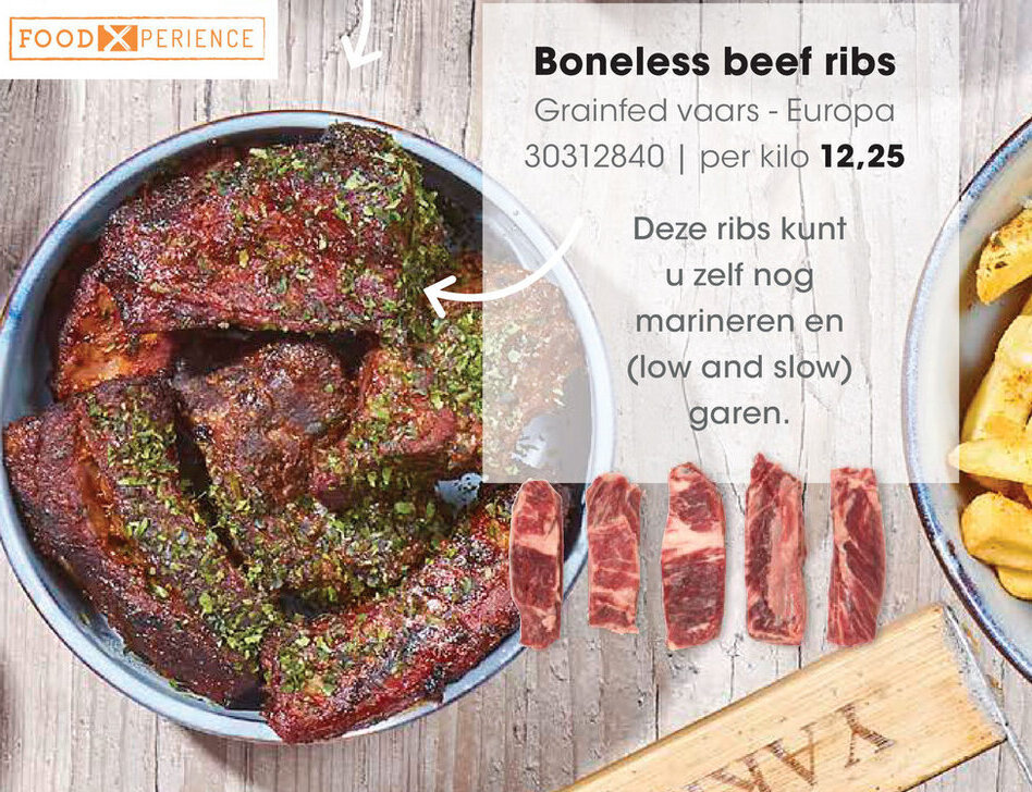 Boneless beef ribs aanbieding bij HANOS