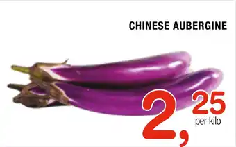 Amazing Oriëntal Chinese Aubergine per kilo aanbieding