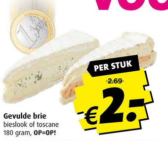 Boni Gevulde brie aanbieding