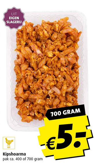 Boni Kipshoarma aanbieding