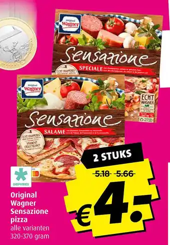 Boni Original Wagner Sensazione pizza aanbieding