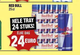 Dirck 3 Red Bull 25 cl 24 stuks aanbieding