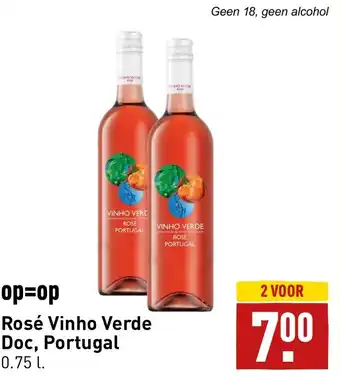 ALDI Rose Vinho Verde Doc, Portugal 0.75 L aanbieding