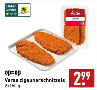 ALDI Verse zigeunerschnitzels 2x150 g aanbieding