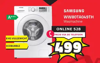 BoXXer Samsung Ww80Ta049Th Wasmachine aanbieding