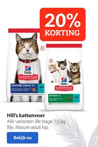 Pets Place Hill's kattenvoer aanbieding