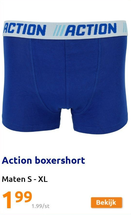 Action Action boxershort aanbieding