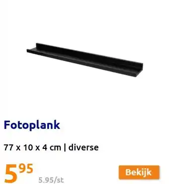 Action Fotoplank aanbieding