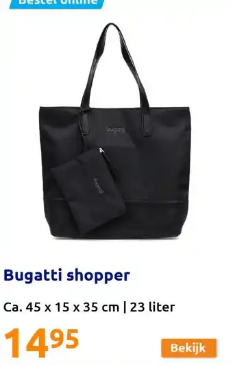 Action Bugatti shopper aanbieding