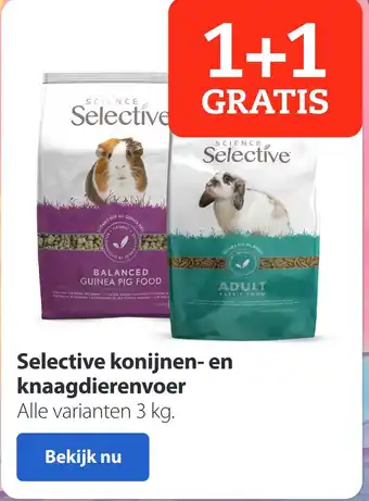 Boerenbond Selective konijnen- en knaagdierenvoer aanbieding