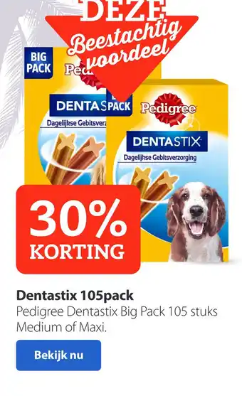 Boerenbond Dentastix 105pack aanbieding