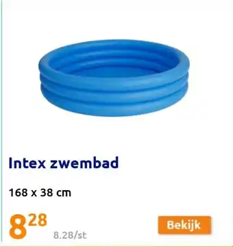 Action Intex zwembad 168x38 cm aanbieding