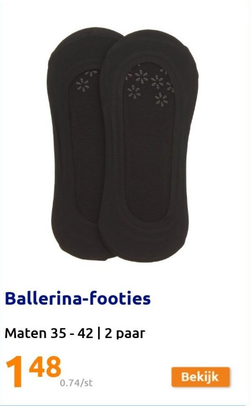 Ballerina-footies aanbieding bij Action