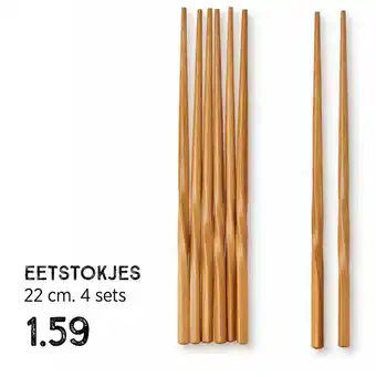 Xenos Eetstokjes 22 cm aanbieding