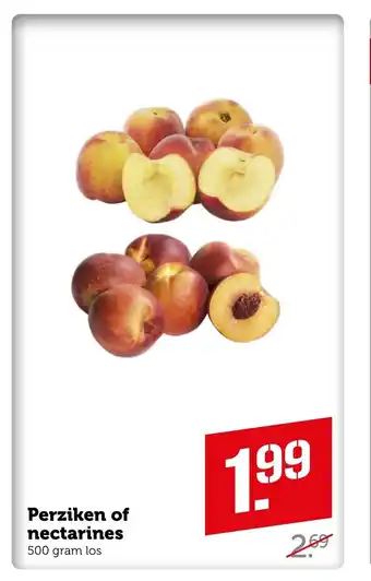 Coop Perziken of nectarines 500 gram los aanbieding