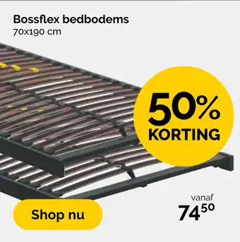 Beter Bed Bossflex bedbodems 70x190 cm aanbieding