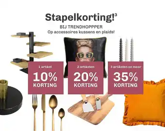 Trendhopper Op Accessoires Kussens En Plaids! aanbieding