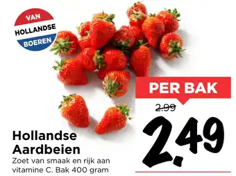 Vomar Voordeelmarkt Hollandse Aardbeien aanbieding