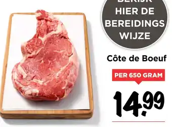 Vomar Voordeelmarkt Cote de Boeur PER 650 GRAM aanbieding