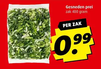 Boni Gesneden prei 400 gram aanbieding