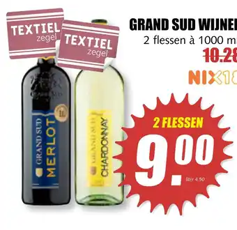 MCD Supermarkt Grand Sud wijnen 1000 ml aanbieding