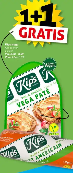 Hoogvliet Kips vega 135 g aanbieding