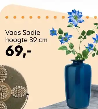 Henders & Hazel Vaas Sadie hoogte 39 cm aanbieding