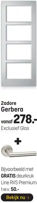 Hubo 2adore Gerberg aanbieding