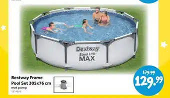 Intertoys Bestway Frame Pool Set aanbieding