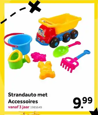 Intertoys Strandauto met Accessoires aanbieding