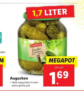 Lidl Augurken 1,7 liter aanbieding