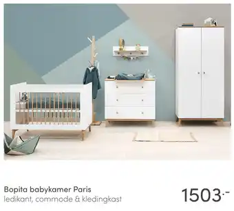 Baby & Tiener Bopita babykamer Paris aanbieding