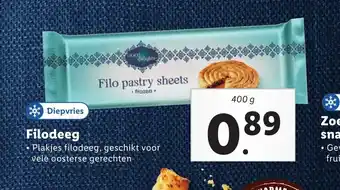 Lidl Diepvries Filodeeg 400 g aanbieding