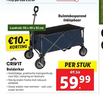 Lidl Crivit Bolderkar aanbieding