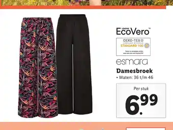 Lidl Esmara Damesbroek maten: 36 t/m 46 aanbieding