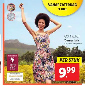 Lidl Esmara Damesjurk maten: 38 t/m 46 aanbieding