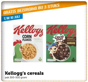 Coop Kellogg's cereals 300-500 gram aanbieding