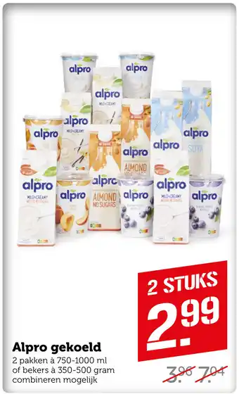 Coop Alpro gekoeld aanbieding