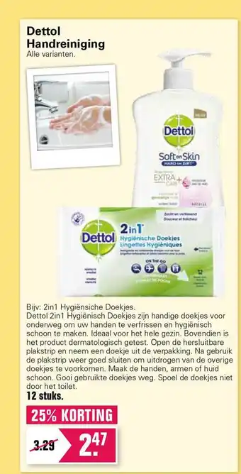 De Online Drogist Dettol Handreiniging aanbieding