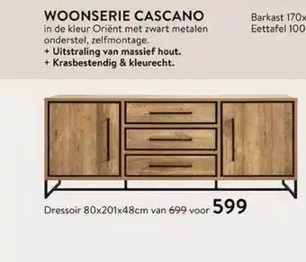 Profijt Meubel Dressoir 80x201x48cm aanbieding
