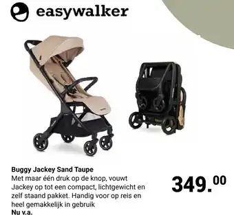 Van Asten BabySuperstore Easywalker Buggy Jackey Sand Taupe aanbieding