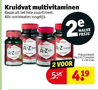 Kruidvat Multivitaminen aanbieding