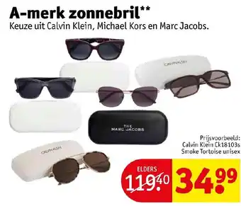 Kruidvat A-merk zonnebril** aanbieding