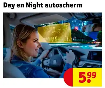 Kruidvat Day en Night autoscherm aanbieding