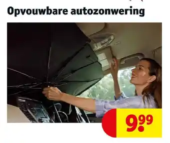 Kruidvat Opvouwbare autozonwering aanbieding